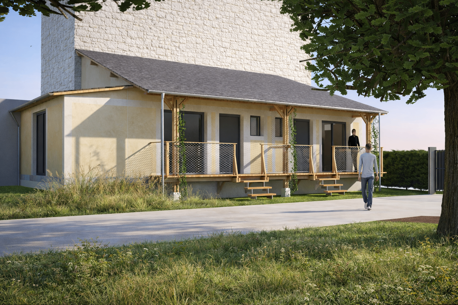 Gîte O. - Réhabilitation d'une annexe en gîte — Giverny